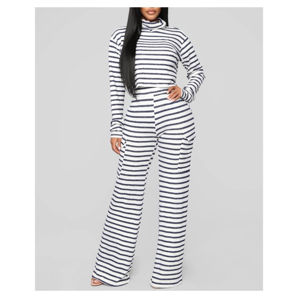 High On Life Pant Set - White/combo